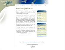 Tablet Screenshot of insightstofaith.com
